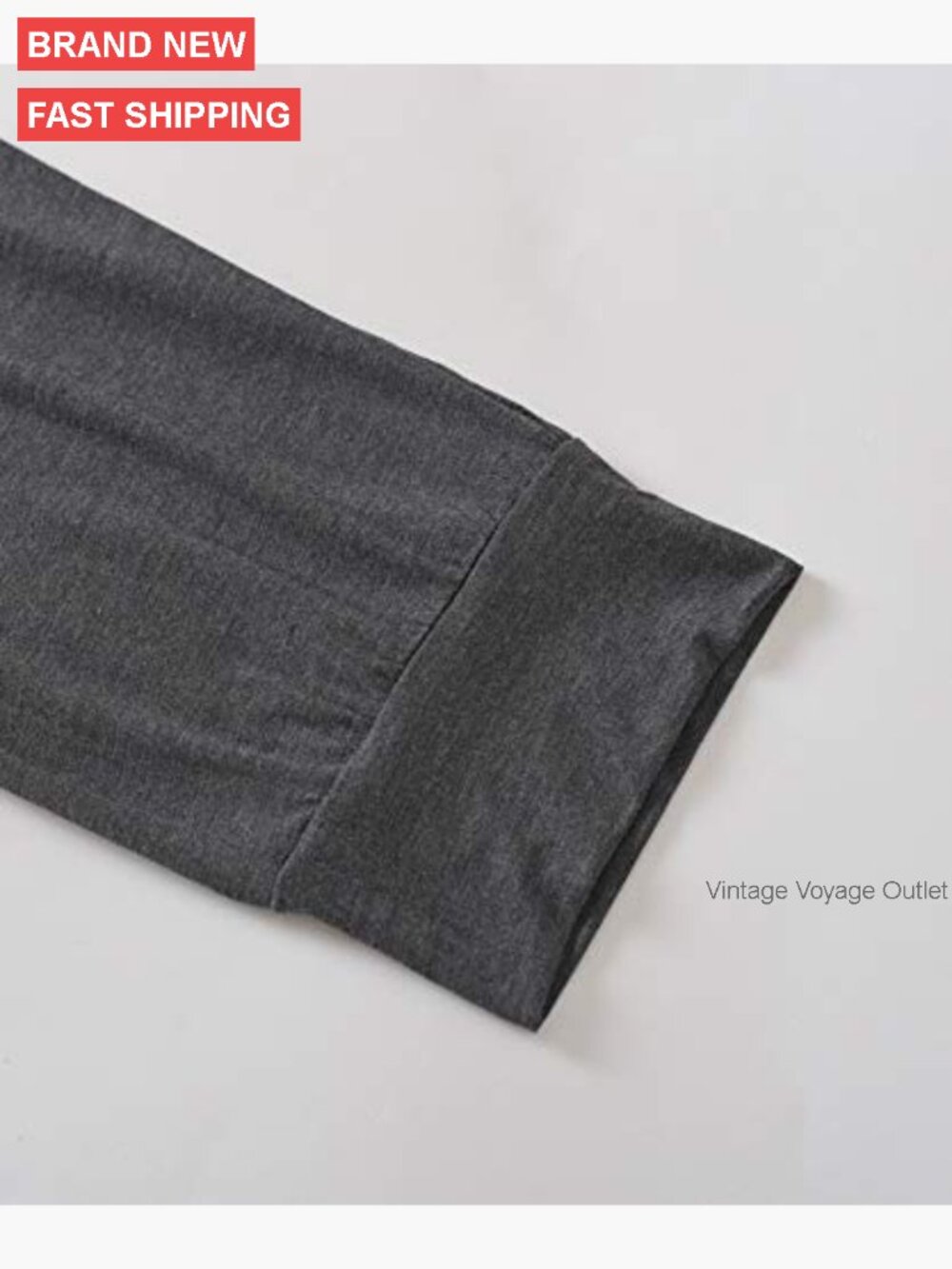 Men's Viscose Pajama Set Henley Top Long Sleeve Pants Relaxed Fit - Picture 6 of 7